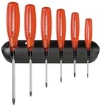 PB Swisstools Schraubendreher, (6 St), Satz Torx im Wandhalter Multicraft