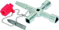 KS Tools Maulschl&uuml;ssel Universal-Schaltschrankschl&uuml;ssel, 61mm (130.1020)