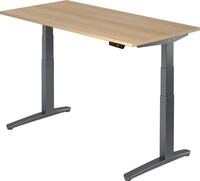 HAMMERBACHER Schreibtisch Sitz-Steh-Schreibtisch elektrisch 160x80cm...