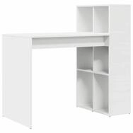 vidaXL Schreibtisch Schreibtisch mit Regal Wei&szlig; 108 x 55 x 103.5 cm...