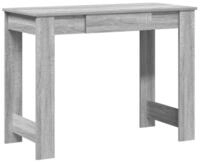 vidaXL Schreibtisch Schreibtisch Grau Sonoma 100x45x75 cm Holzwerkstoff