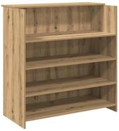 vidaXL Schreibtisch Empfangstheke Artisan-Eiche 100x50x103,5 cm Holzwerkstoff