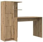 vidaXL Schreibtisch Schreibtisch 2 pcs Artisan-Eiche (2-St)