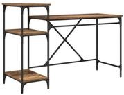 vidaXL Schreibtisch Schreibtisch Altholz 135 x 50 x 90 cm Holzwerkstoff (1-St)