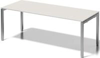 Bisley Schreibtisch Schreibtisch Cito BxTxH 200x80x65-85cm grauwei&szlig; Gestell...