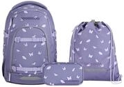 coocazoo Schulranzen Schulrucksack-Set MATE Reflective Wings 3-teilig...