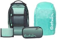 Satch Schulrucksack Pack (4tlg., inkl. Schlamperbox, Regenh&uuml;lle und Geldb&ouml;rse)