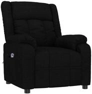 vidaXL Sessel Relaxsessel Elektrisch Schwarz Stoff (1-St)