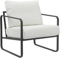 CLP Loungesessel Manea, gepolstert, mit Metallgestell
