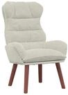 vidaXL Sessel Sessel Creme 69 x 74 x 93 cm Samt (1-St)