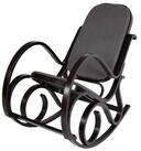 MCW Schaukelstuhl Gallarate, Retro-Design, Stabiles Gestell, Weiche Polsterung,
