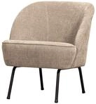 WOOOD Sessel Vogue aus Chenille-Stoff, Sand