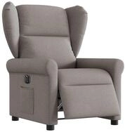 vidaXL Sessel Relaxsessel Elektrisch Taupe Stoff (1-St)