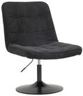 SVITA Loungesessel HENRY, gepolstert, 360&deg; drehbar, mit Cordbezug, Schwarz