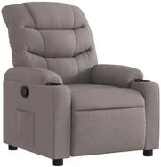 vidaXL Sessel Relaxsessel Taupe Stoff (1-St)