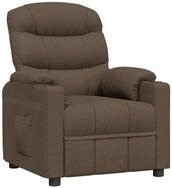 vidaXL Sessel Relaxsessel Braun Stoff (1-St)