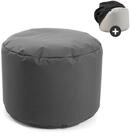 mokebo Pouf Der Ruhepouf (mit Schutzh&uuml;lle), Sitz-Hocker Outdoor, Fu&szlig;hocker, Hocker