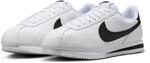 Sneaker NIKE SPORTSWEAR "Cortez", Damen, Gr. 39, wei&szlig;, schwarz, Leder, Schuhe