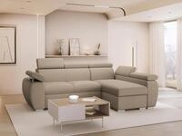 MIRJAN24 Ecksofa Boston Mini, mit Bettkasten und Schlaffunktion, mit Einstellbare
