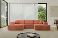 ALTDECOR Wohnlandschaft IREA-U1-v2, Sofa Praktische Bequeme Funktionsecke Couch