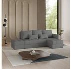 Masseno Ecksofa LUMARI mit Schlaffunktion L-Form, Sofa mit Bettkasten
