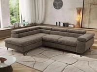 MKS M&Ouml;BEL Ecksofa PABLO L, Set, HR35-Schaum, Metallbeinen, Wellenfedern, L-form,