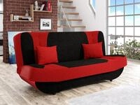 MIRJAN24 Schlafsofa Pinto, mit Bettkasten und Schlaffunktion, mit zwei Kissen,