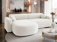 MIRJAN24 Ecksofa Nicelo, mit Schlaffunktion und Bettkasten, Dekorative Kissen-Set,