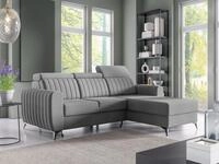 Beautysofa Ecksofa Connor I mit Schlaffunktion, Universelle Ottomane,...