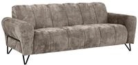 Beautysofa Sofa mit Metallbeine in Schwarz VOLARE, 3-Sitzer, viele...