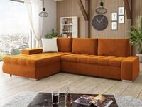 MIRJAN24 Ecksofa Orkan Premium, mit Schlaffunktion und Bettkasten, Elegante, Ottomane