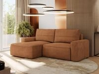MKS M&Ouml;BEL Ecksofa BELLUNO, L-f&ouml;rmige Ecke, Armlehnen, Wellenfedern, L-form Ecksofa