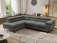 MKS M&Ouml;BEL Ecksofa PABLO L, Set, HR35-Schaum, Metallbeinen, Wellenfedern, L-form,