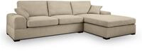 xonox.home Ecksofa, in L-Form Recamiere rechts aus Strukturstoff in beige