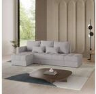 Masseno Ecksofa LUMARI mit Schlaffunktion L-Form, Sofa mit Bettkasten