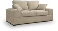 xonox.home 2-Sitzer, Sofa aus Strukturstoff in beige inkl. Zierkissen B/H/T: