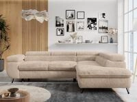 MKS M&Ouml;BEL Ecksofa PETER L, Set, Ecksofa L-form, HR35-Schaum, Wellenfederkern,