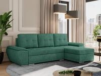 MKS M&Ouml;BEL Ecksofa UMBRIA L, Set, Schlafsofa, T30-Schaum, Wellenfedern,...