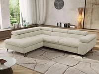 MKS M&Ouml;BEL Ecksofa PABLO L, Set, HR35-Schaum, Metallbeinen, Wellenfedern, L-form,