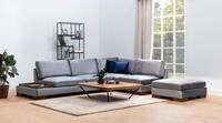 Myhomelando Ecksofa Tulip, mit Hocker und niedrige Sitzh&ouml;he f&uuml;r den optimalen