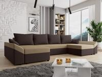 MIRJAN24 Wohnlandschaft Dante U, mit Schlaffunktion und Bettkasten, 5 Sitzer,