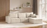 Fun M&ouml;bel Ecksofa Modulsofa 3-teilig SANDE in Stoff, Alle Module zu System SANDE