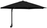 vidaXL Sonnenschirm Garten-Sonnenschirm Schwarz 248 x 248 x 148 cm