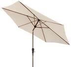 doppler&reg; Sonnenschirm Doppler LIFE Lift &oslash; 305 cm rund Woodstyle Mittelmastschirm