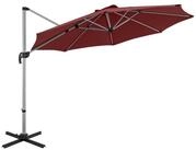 COSTWAY Sonnenschirm, &Oslash; 330 cm, um 360&deg; drehbar, neigbar, UPF 50+