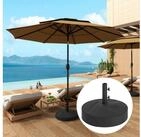 Outsunny Schirmhalter bis 30 kg bef&uuml;llbar, rund, f&uuml;r Balkon, Terasse, Garten,