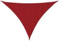 vidaXL Sonnensegel Sonnensegel Oxford-Gewebe Dreieckig 2,5x2,5x3,5 m Rot,...