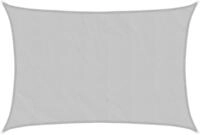 vidaXL Sonnensegel 2 x 25 m Sonnensegel Hellgrau 2,5x2 m 100 Polyester Oxford