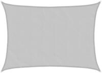 vidaXL Sonnensegel Sonnensegel Hellgrau 7x5 m 100% Polyester Oxford, (1-tlg)