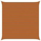 vidaXL Sonnensegel Sonnensegel Orange und Braun 6 x 6 m 100 % Polyester Oxford,